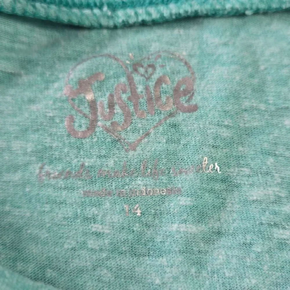 Justice longsleeve Girl shirt 14